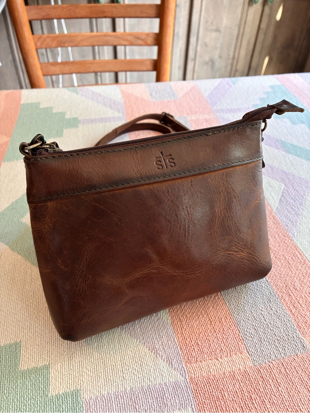 STS Ranchwear Baroness Grace Crossbody Leather Purse